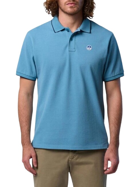 COLLAR STRIPED Koszulka polo bawełniana z kr&oacute;tkim rękawem Niagara - Polo męskie