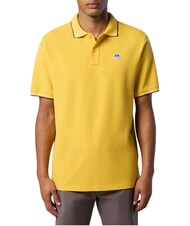NORTH SAILS COLLAR STRIPED Koszulka polo bawełniana z kr&oacute;tkim rękawem Samoańskie słońce - Polo męskie - 2