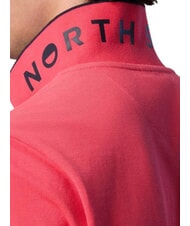 NORTH SAILS COLLAR STRIPED Koszulka polo bawełniana z kr&oacute;tkim rękawem pelargonia - Polo męskie - 3