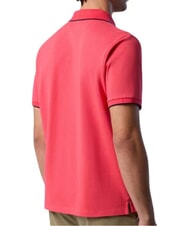 NORTH SAILS COLLAR STRIPED Koszulka polo bawełniana z kr&oacute;tkim rękawem pelargonia - Polo męskie - 4