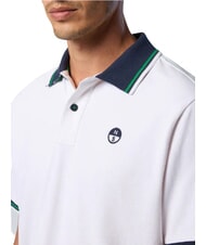 NORTH SAILS CORE Koszulka polo z kr&oacute;tkim rękawem z bawełny biały - Polo męskie - 5