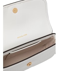 MICHAEL KORS NOLITA Mała torebka na ramię, ze sk&oacute;ry biel optyczna - Torby damskie - 4