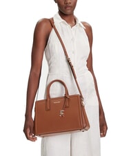 MICHAEL KORS LAILA Sk&oacute;rzana torebka z paskiem na ramię bagaż - Torby damskie - 5