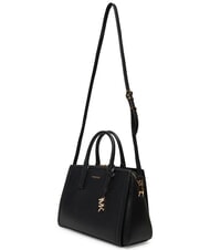 MICHAEL KORS LAILA Sk&oacute;rzana torebka z paskiem na ramię czarny - Torby damskie - 3