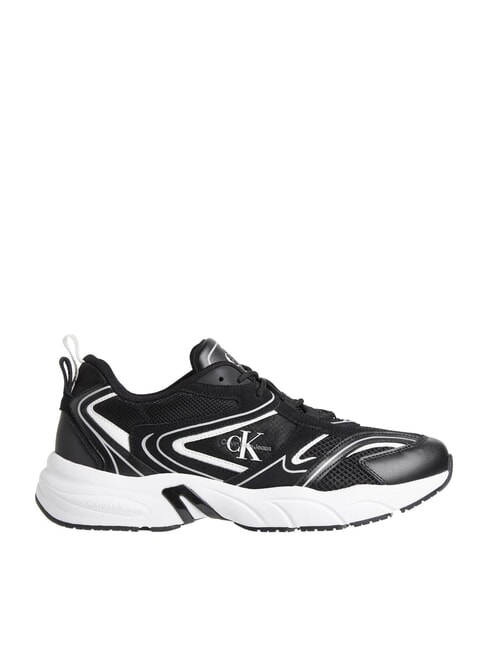 CK JEANS Retro Tennis Sk&oacute;rzane trampki czarny - Buty męskie