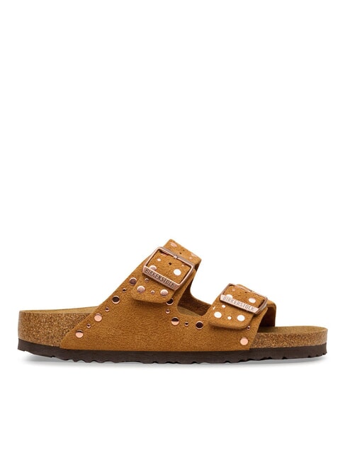 ARIZONA RIVET Sandały sk&oacute;rzane norki - Buty damskie