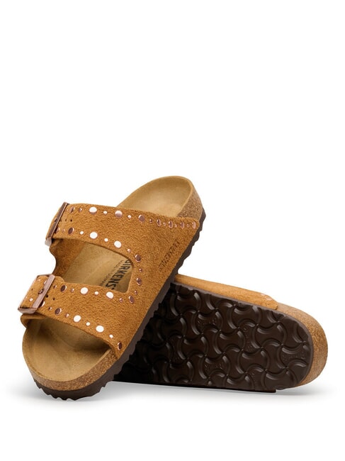 ARIZONA RIVET Sandały sk&oacute;rzane norki - Buty damskie