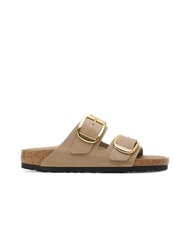 BIRKENSTOCK ARIZONA BIG BUCKLE Sk&oacute;rzane kapcie z 2 paskami - Buty damskie