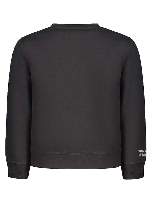 CORE Bluza z bawełny organicznej unisex czarny - Bluzy dziecięce