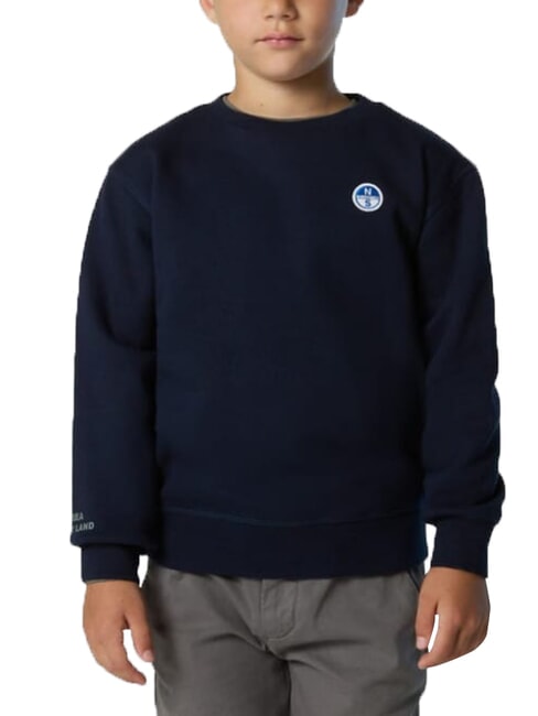 CORE Bluza z bawełny organicznej unisex granatowy - Bluzy dziecięce