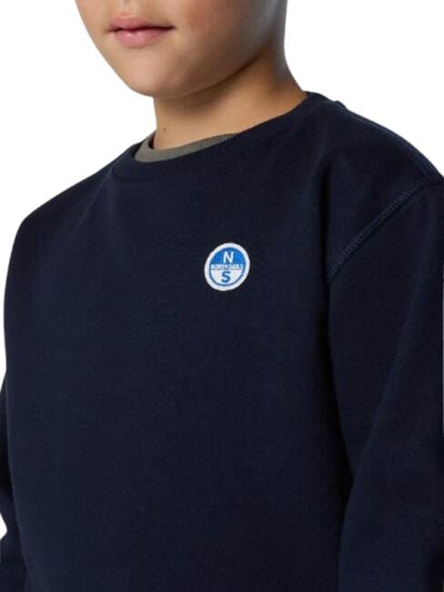 CORE Bluza z bawełny organicznej unisex granatowy - Bluzy dziecięce