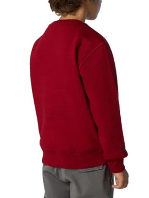 CORE Bluza z bawełny organicznej unisex czerwona dalia - Bluzy dziecięce