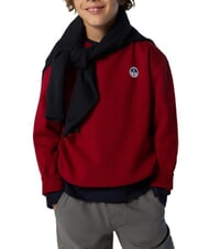 NORTH SAILS CORE Bluza z bawełny organicznej unisex czerwona dalia - Bluzy dziecięce - 5