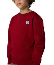 NORTH SAILS CORE Bluza z bawełny organicznej unisex czerwona dalia - Bluzy dziecięce - 6