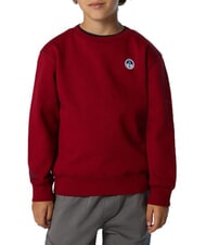 NORTH SAILS CORE Bluza z bawełny organicznej unisex czerwona dalia - Bluzy dziecięce - 2
