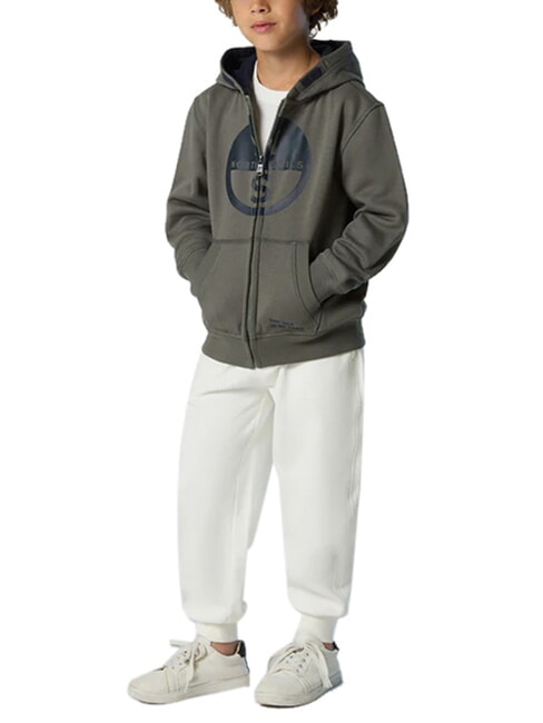 CORE Bluza z kapturem unisex szarość miasta - Bluzy dziecięce