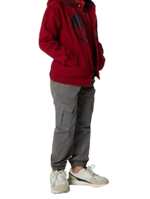CORE Bluza z kapturem unisex czerwona dalia - Bluzy dziecięce
