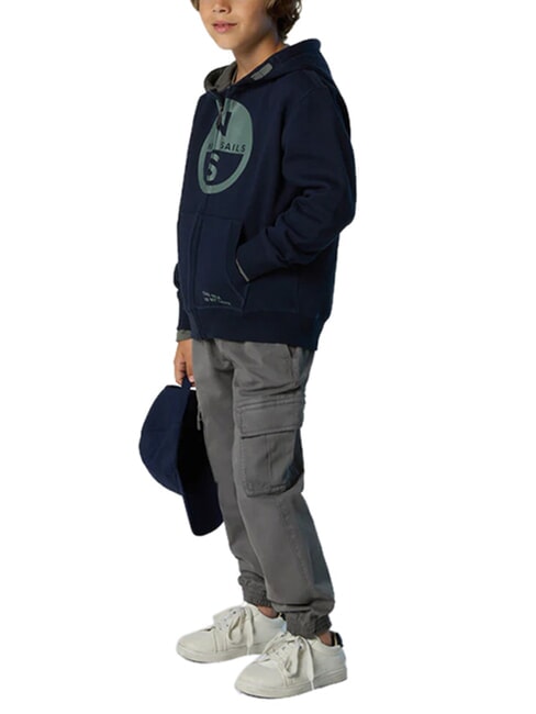 CORE Bluza z kapturem unisex granatowy - Bluzy dziecięce