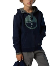 NORTH SAILS CORE Bluza z kapturem unisex granatowy - Bluzy dziecięce - 4