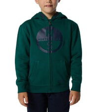 NORTH SAILS CORE Bluza z kapturem unisex biom leśny - Bluzy dziecięce - 2