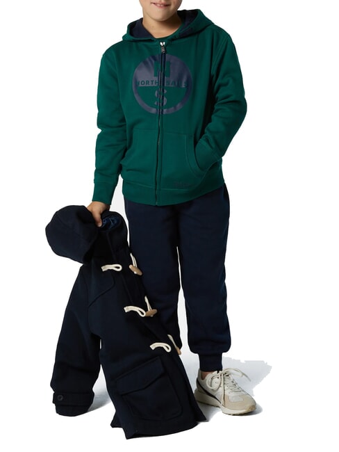 CORE Bluza z kapturem unisex biom leśny - Bluzy dziecięce