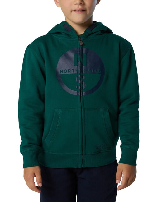 CORE Bluza z kapturem unisex biom leśny - Bluzy dziecięce