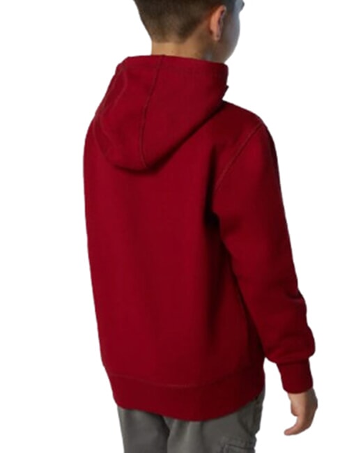 CORE Bluza z kapturem unisex czerwona dalia - Bluzy dziecięce