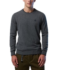 NORTH SAILS N|S Sweter z okrągłym dekoltem średni szary melanż - Koszulki męskie - 2