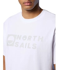 NORTH SAILS CORE Koszulka z kr&oacute;tkim rękawem biały - Koszulki męskie - 4