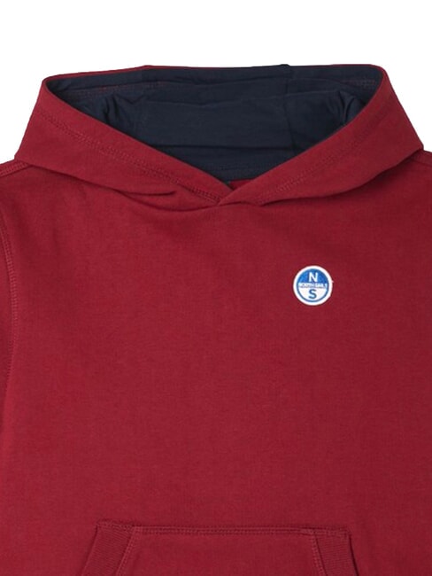 CORE  Bluza z kapturem czerwona dalia - Bluzy dziecięce