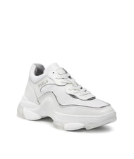 FURLA CAMPIONARIO - WONDERLACE UP Damskie trampki talk w proszku h+kolor srebrny - Buty damskie - 3
