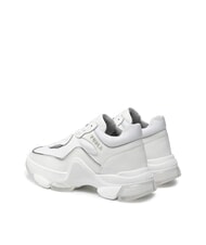 FURLA CAMPIONARIO - WONDERLACE UP Damskie trampki talk w proszku h+kolor srebrny - Buty damskie - 6