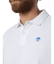 NORTH SAILS BASIC Koszulka polo bawełniana z kr&oacute;tkim rękawem biały - Polo męskie - 5