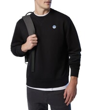 NORTH SAILS ROUND LOGO Bluza bawełniana z okrągłym dekoltem czarny - Bluzy męskie - 3