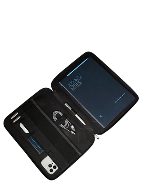 W132 Schowek z przegrodą na iPada 12,9" Czarny - Uchwyt i organizer na tablet