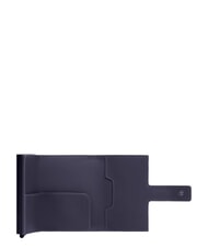 PIQUADRO CORNER SPECIALE GOMMATO Wodoodporny automatyczny uchwyt na karty niebieski - Portfele męskie - 4