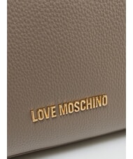 LOVE MOSCHINO JEWEL Torba akt&oacute;wka z paskiem na ramię błoto - Torby damskie - 3