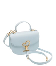 LOVE MOSCHINO HEART TURNLOCK Mała torebka z paskiem na ramię jasnoniebieski - Torby damskie - 2