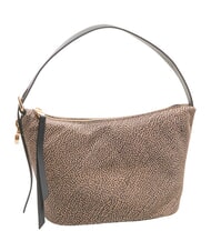 BORBONESE PRIVE Torba na ramię typu hobo OP/NATURALNY/CZARNY - Torby damskie - 2