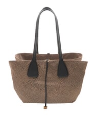 BORBONESE VIS-A-VIS Torba na zakupy OP/NATURALNY/CZARNY - Torby damskie - 4