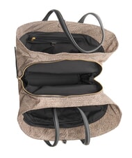 BORBONESE VIS-A-VIS Torba na zakupy OP/NATURALNY/CZARNY - Torby damskie - 5