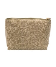 BORBONESE CLASSICA POUCH MEDIUM Niezbędne z zamkiem błyskawicznym oliwka - Saszetki i artykuły pierwszej potrzeby - 4