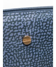 BORBONESE CLASSICA POUCH MEDIUM Niezbędne z zamkiem błyskawicznym niebieski lapis - Saszetki i artykuły pierwszej potrzeby - 3