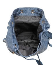 BORBONESE MEDIUM ECO LINE Plecak niebieski lapis - Torby damskie - 5