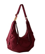 BORBONESE FOLD Torba na ramię merlot - Torby damskie - 3