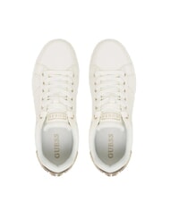 GUESS WESLI Adidasy białe złoto - Buty damskie - 4