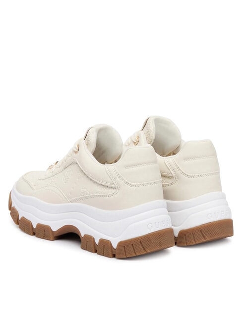 BERRETT2 Grube trampki KREM - Buty damskie