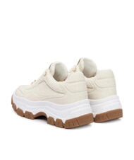 GUESS BERRETT2 Grube trampki KREM - Buty damskie - 3