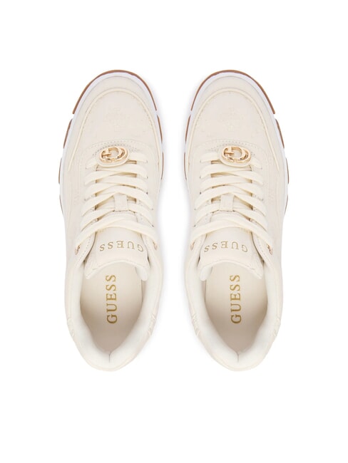 BERRETT2 Grube trampki KREM - Buty damskie
