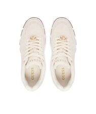 GUESS BERRETT2 Grube trampki KREM - Buty damskie - 4